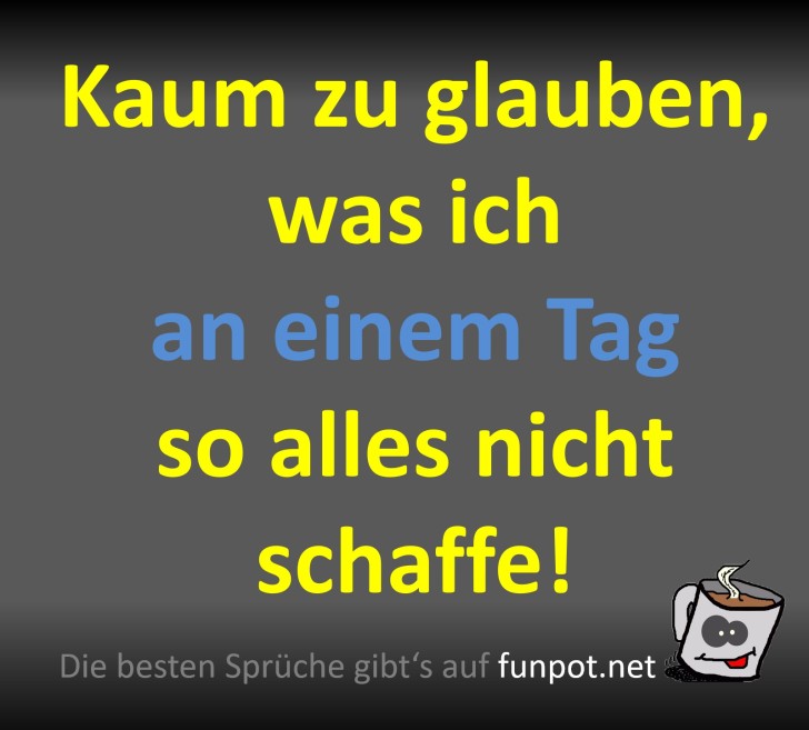 Prokrastinationsmeister des Tages!