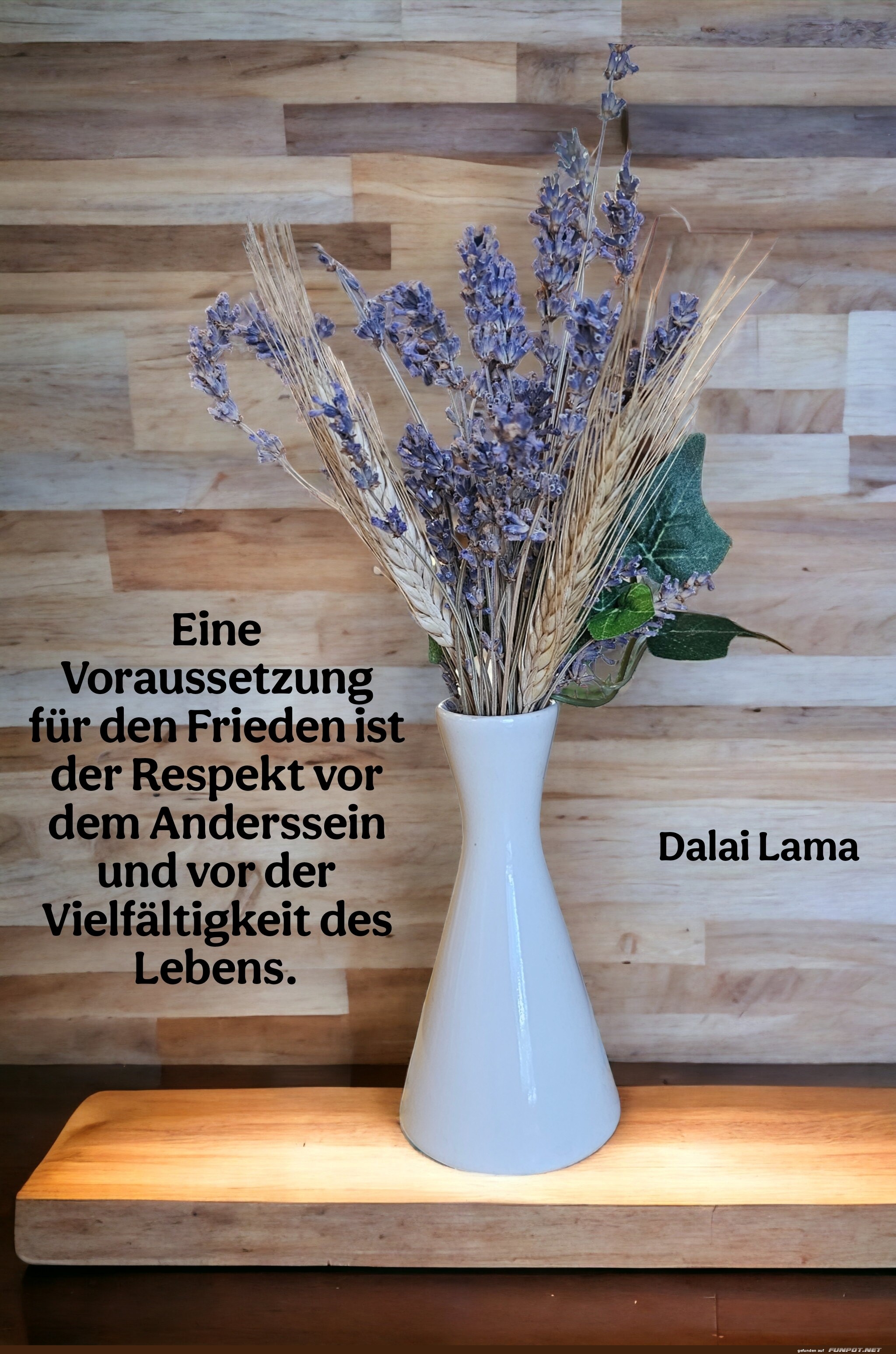 eine voraussetzung f�r den frieden