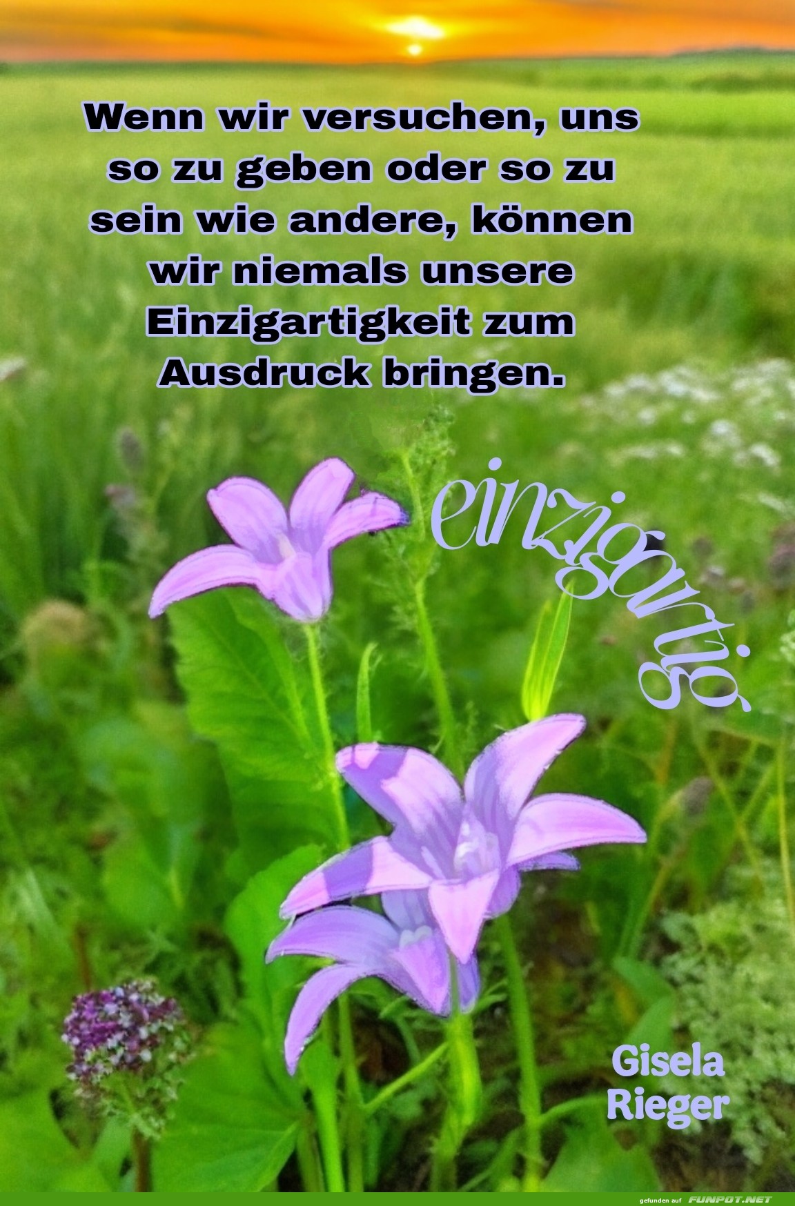 einzigartig, wenn wir versuchen