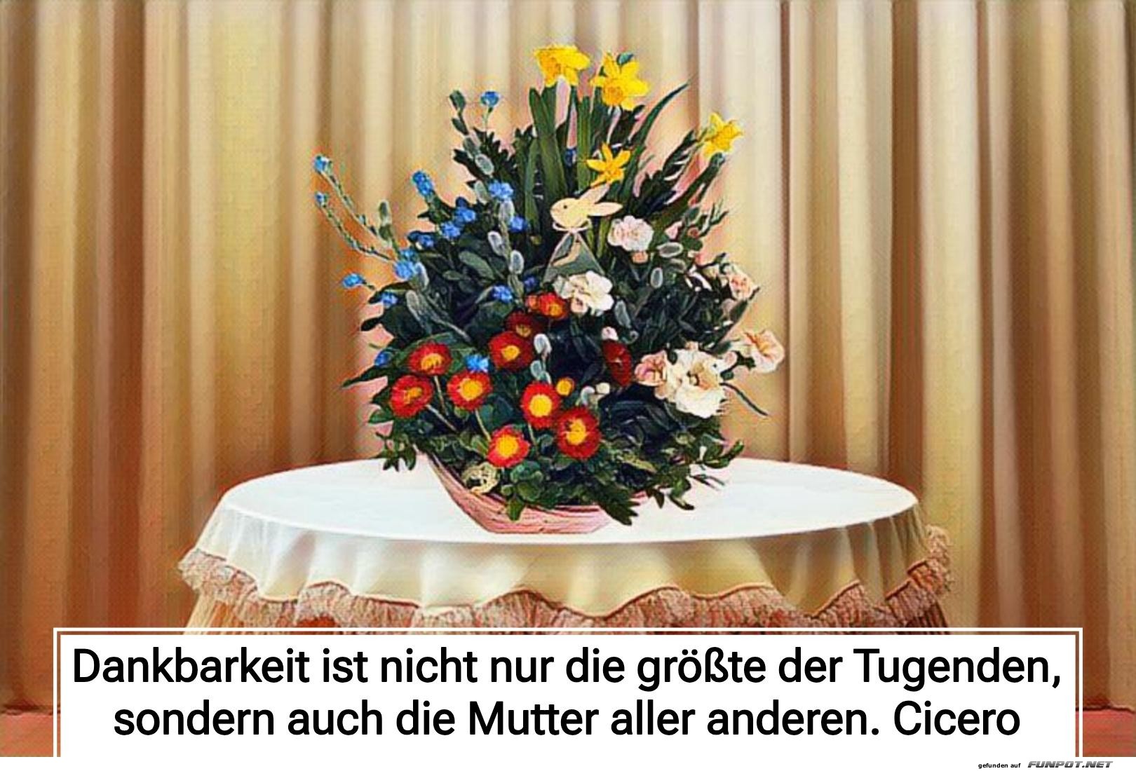 Dankbarkeit ist nicht nur die gr��te der Tugenden