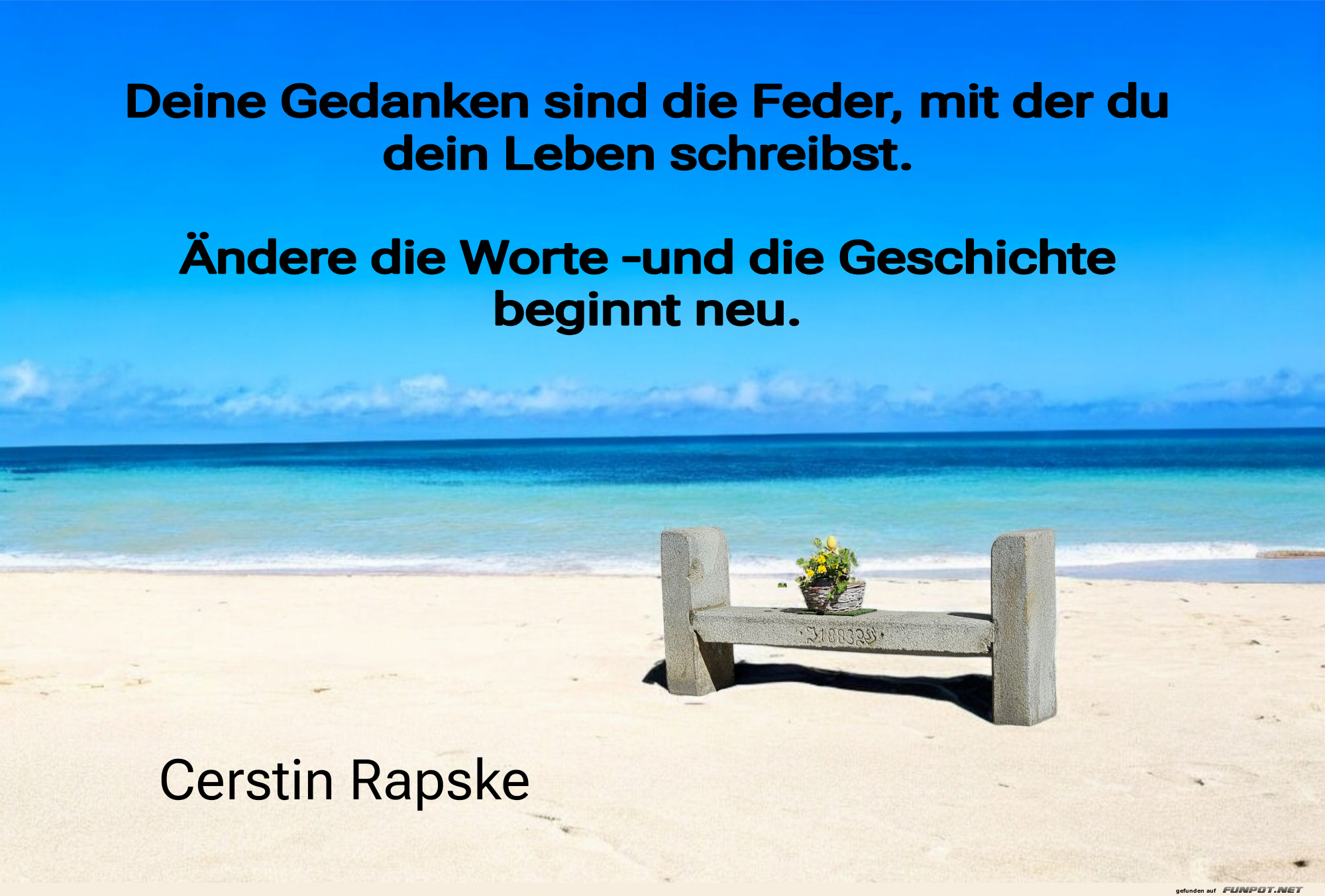deine gedanken sind die feder