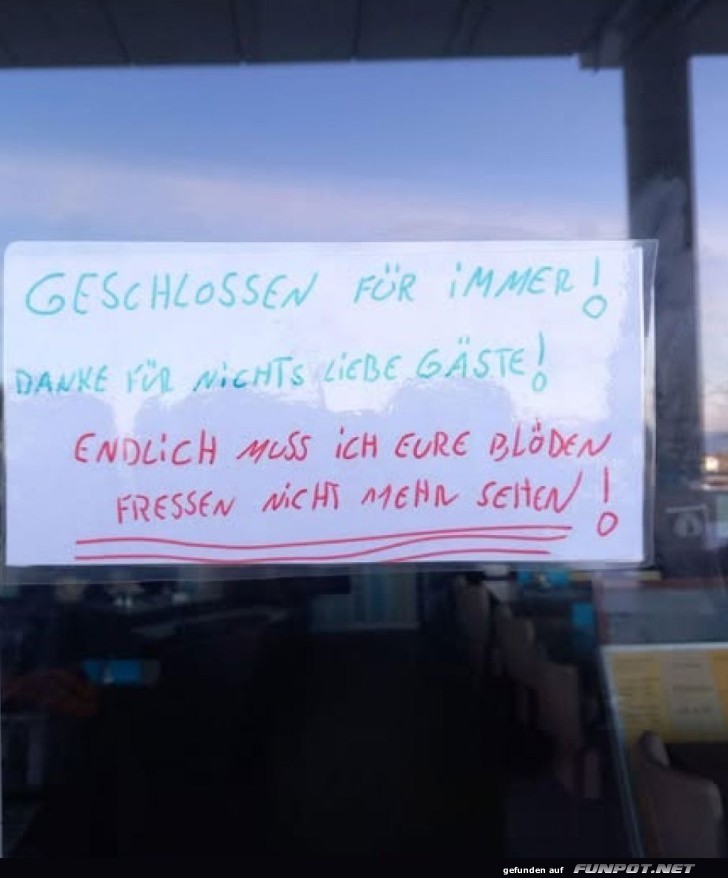 Wenn der Chef genug hat: Endlich Ruhe!