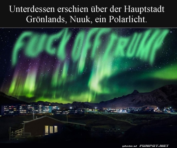 Himmelsbotschaft �ber Nuuk