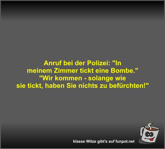 Anruf bei der Polizei