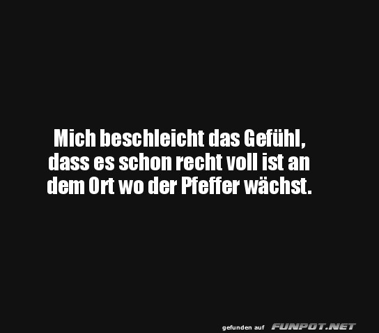 Wenn Pfefferplantagen überbevölkert sind