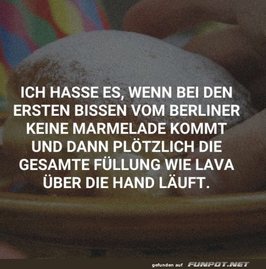 Berliner Überraschung: Marmeladenvulkan!