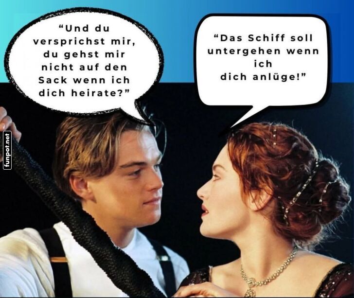 Gro�e Liebe auf sinkendem Schiff