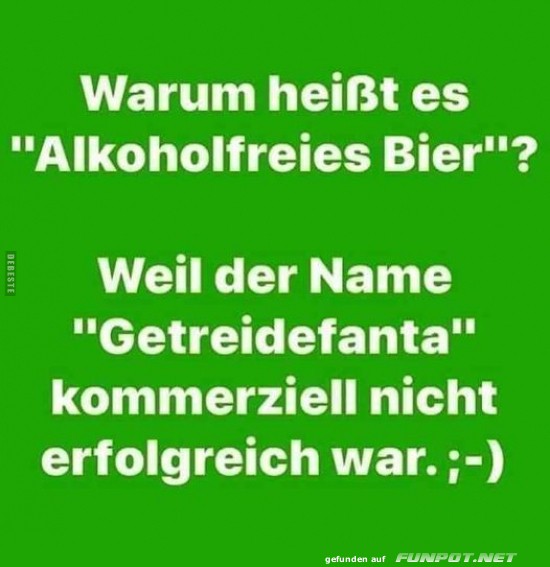 Warum nicht Getreidefanta?