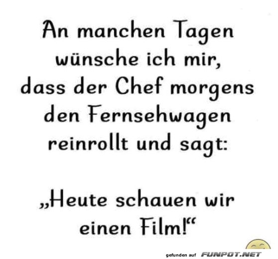 Chefbüro oder Kino?
