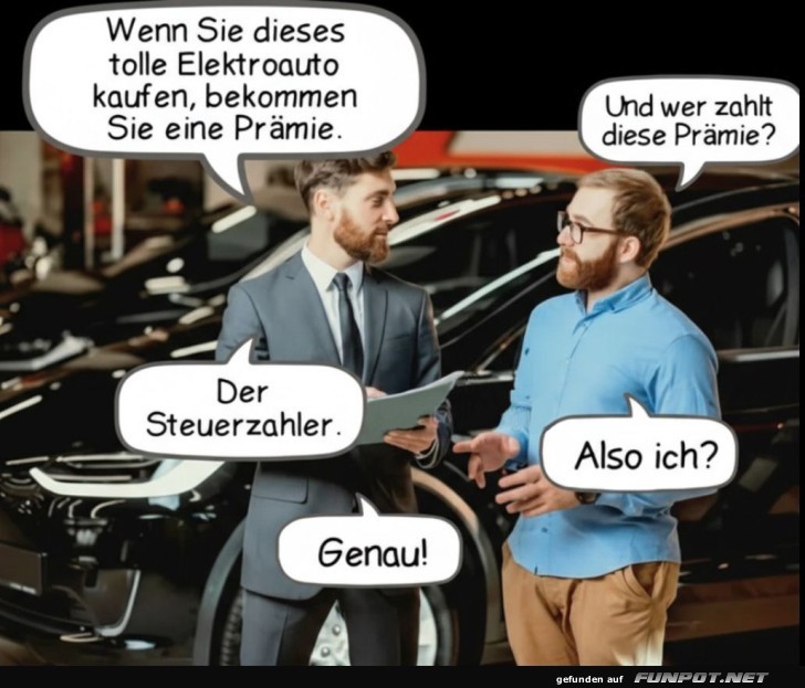 Prämien? Da zahlt doch der Steuerzahler!