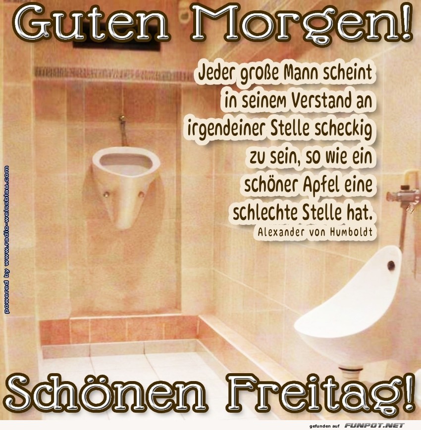 Freitagswitz im Badezimmer