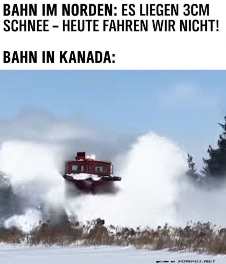 Wenn 3cm Schnee Panik oder Party sind