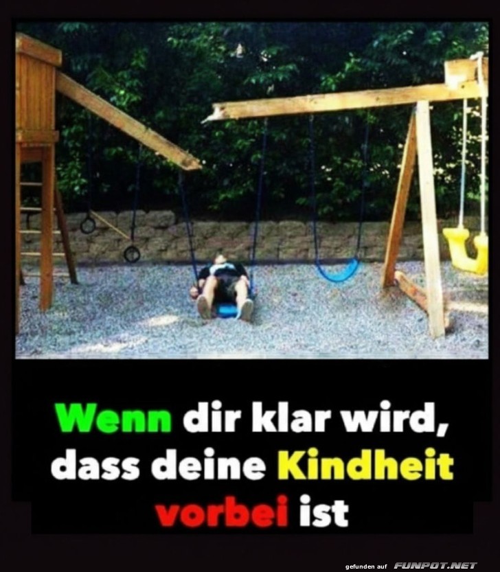 Erwachsenwerden auf der Schaukel