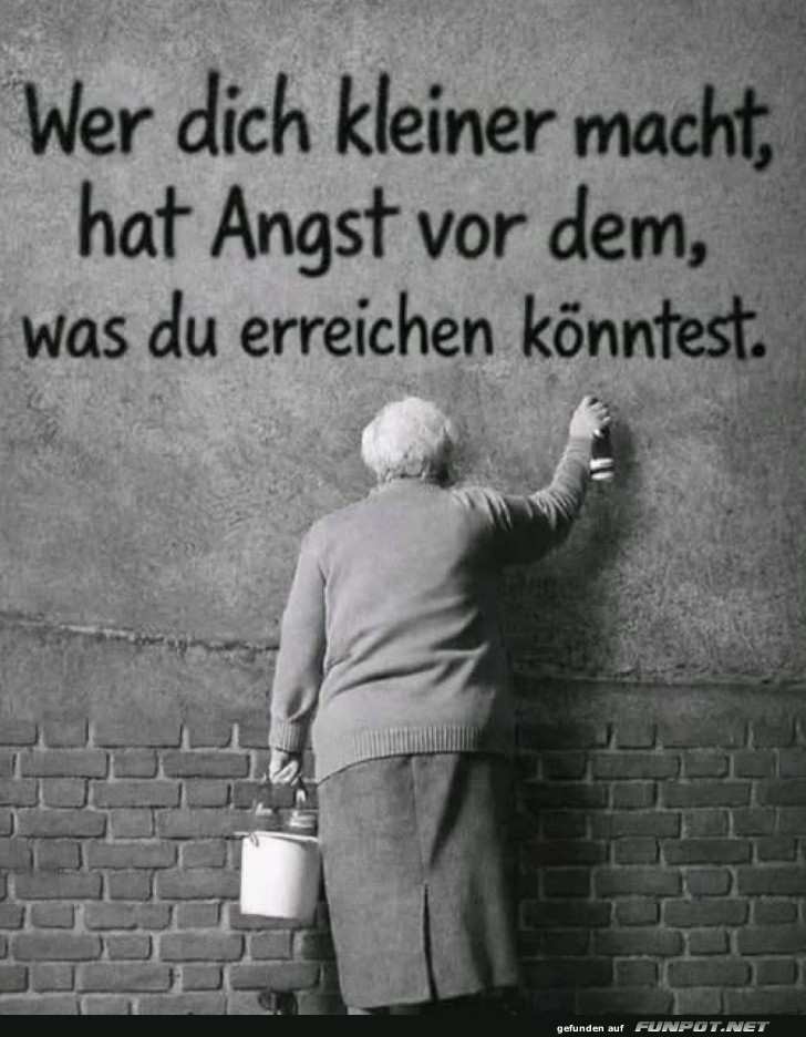 Oma legt den Pinsel nieder, nicht die Träume!