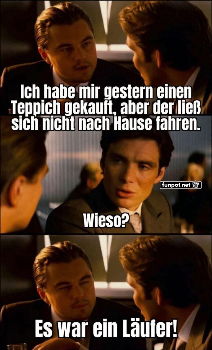 Der Teppich, der nicht heim wollte