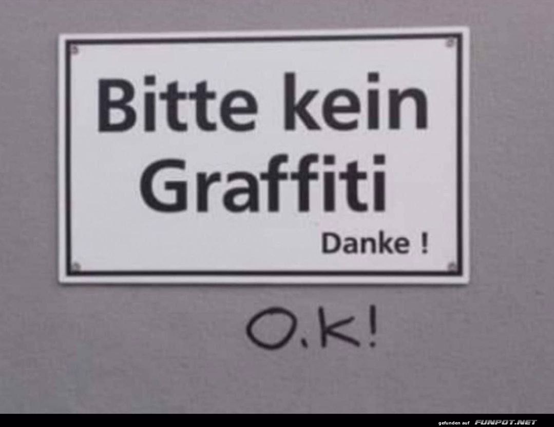 Kein Graffiti, kein Problem!
