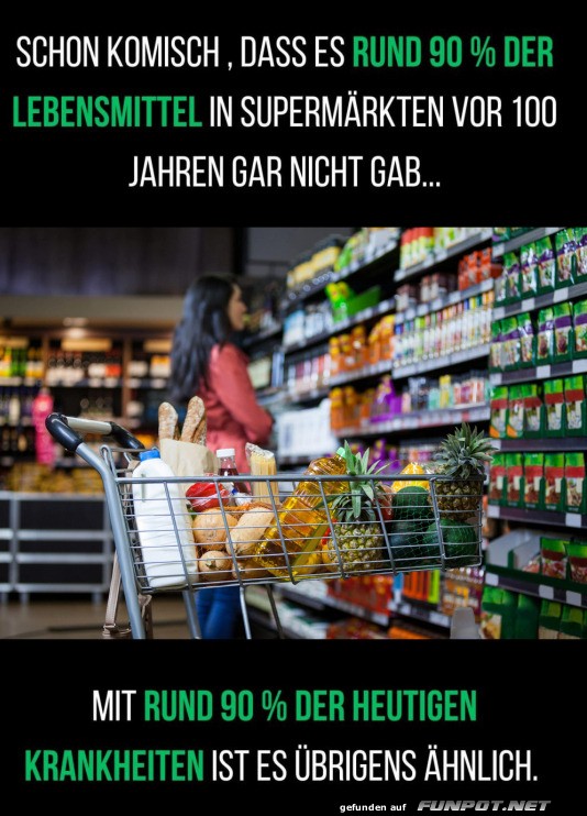 Zeitreise im Einkaufswagen