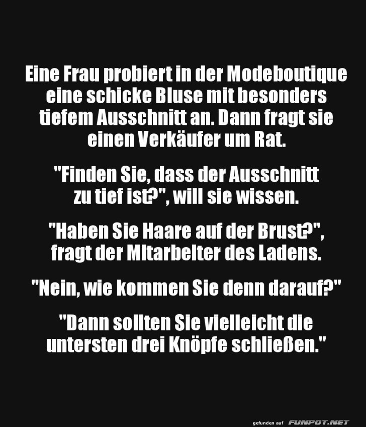 Modeberatung mit Humor