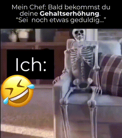 Sei noch etwas geduldig