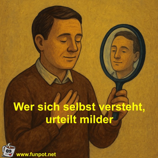 Wer sich selbst versteht, urteilt milder