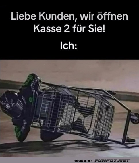 Raserei zur Kasse 2!