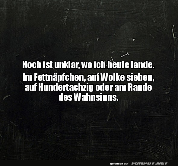 T�gliches Lande-Abenteuer