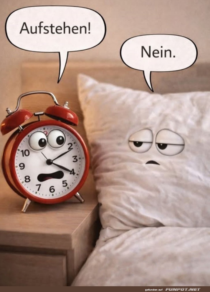 Kissen gegen Wecker: Der Morgenkampf