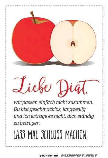 Liebe Diät lass uns Schluss machen