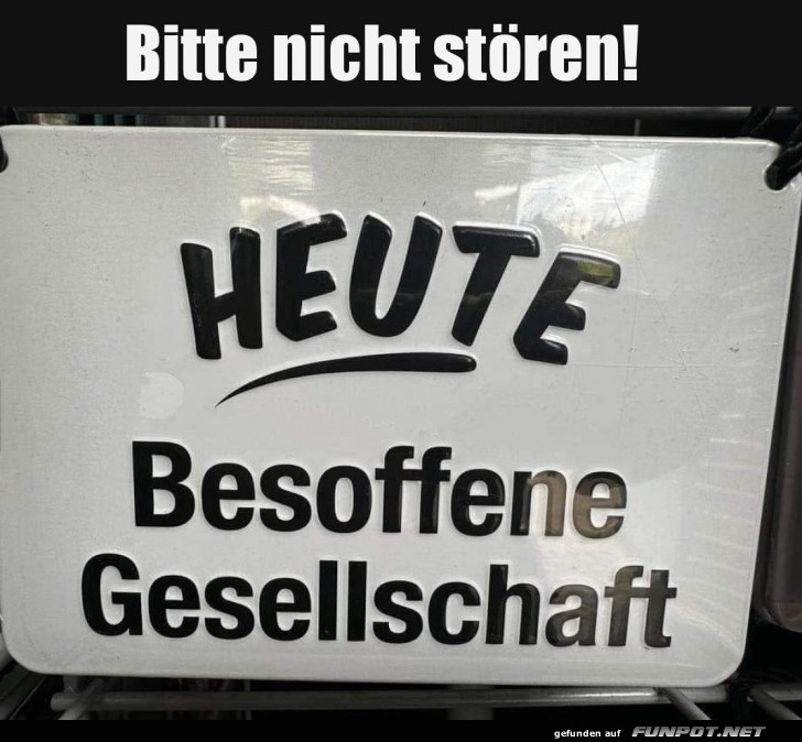 Ruhest�rung im Gange: Heute Ausnahmezustand!