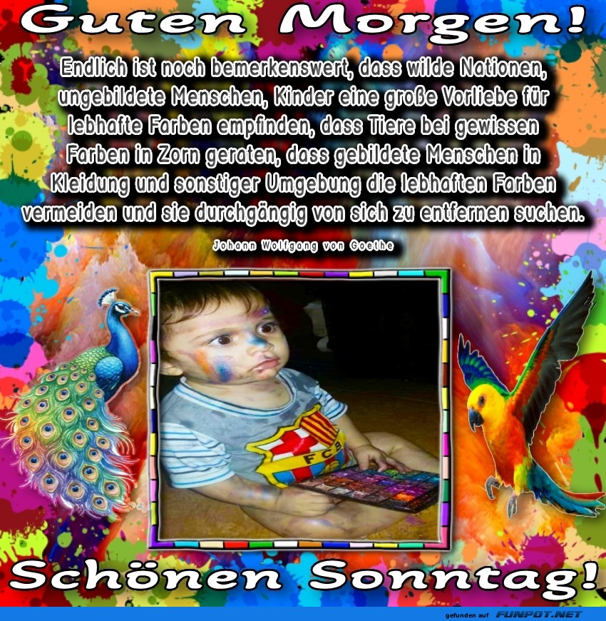 Kunterbunter Start in den Sonntag!