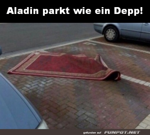 Fliegender Teppich im Parkchaos!