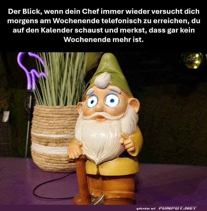 Wenn der Kalender das Wochenende stiehlt!