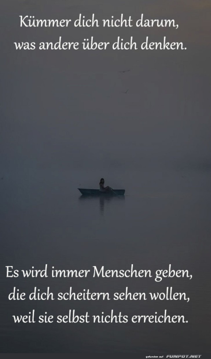 Ruhig durch den Lebensnebel rudern