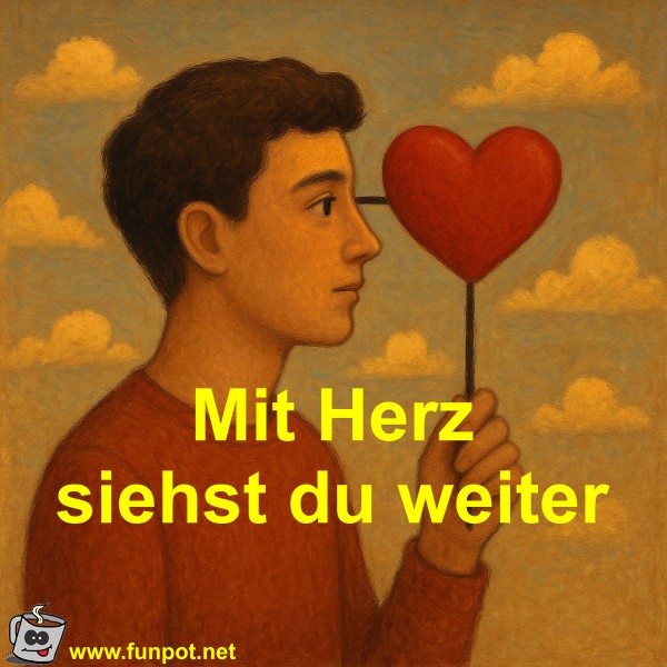 Mit Herz siehst du weiter