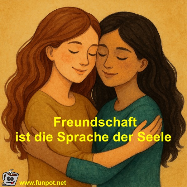 Freundschaft ist die Sprache der Seele
