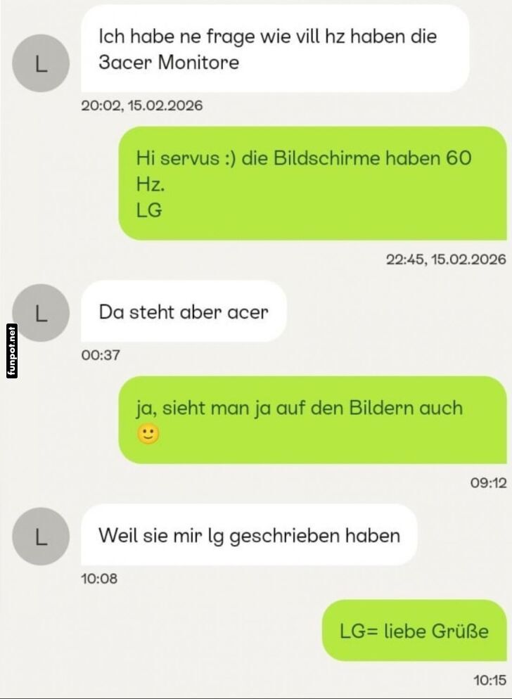 Wenn 'LG' nicht nur ein Markenname ist!