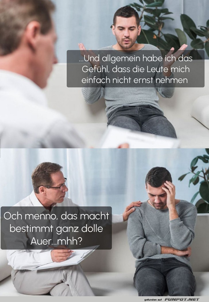 Therapie mit Humor: Wenn Gespr�che schiefgehen