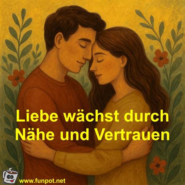 Liebe wächst durch Nähe und Vertrauen Liebe wächst durch Nähe und Vertrauen