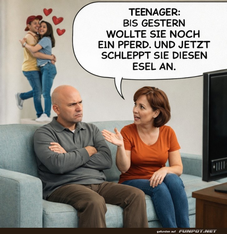 Teenager-Probleme: Vom Pferd zum Esel!