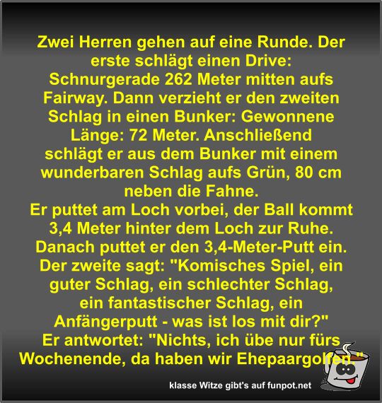 Zwei Herren gehen auf eine Runde