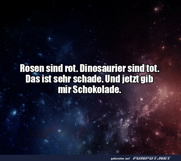 Rosen, Dinos und Schoki: Die perfekte Kombi!