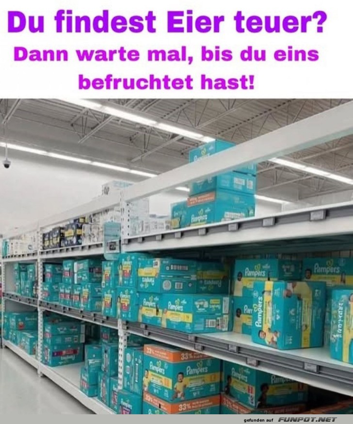 Teure Eier? Warte, bis es ernst wird!