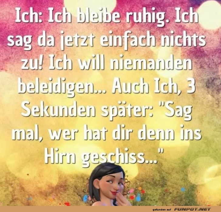 Der innere Kampf der H�flichkeit