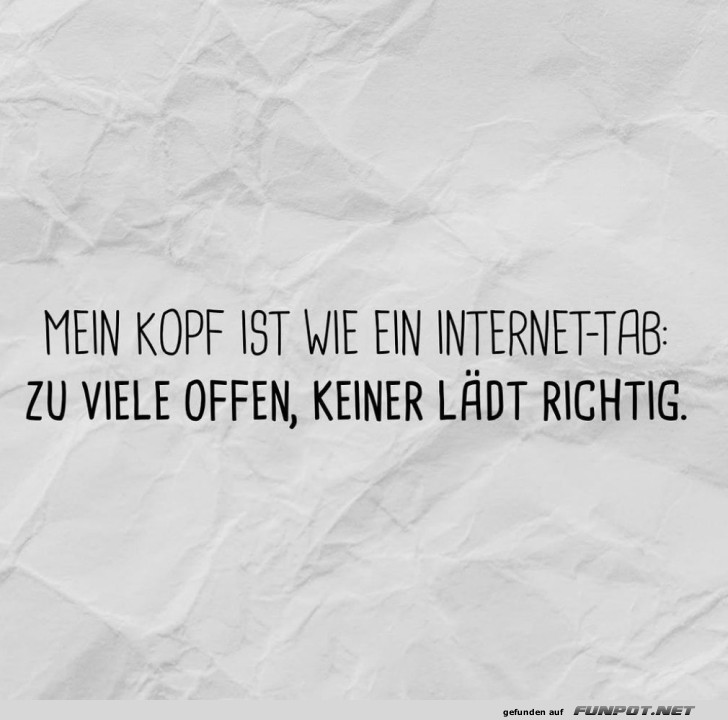 Offline im Kopf, online im Chaos