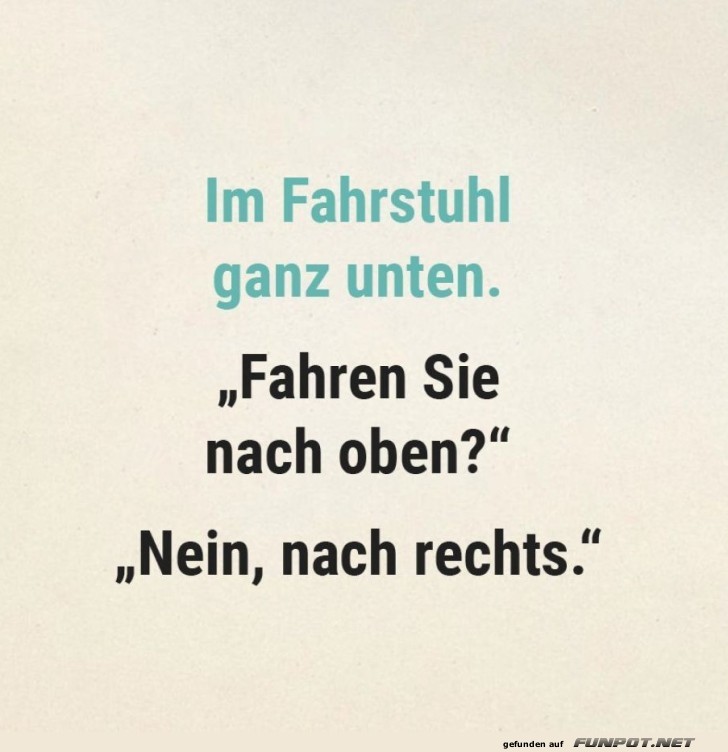 Wenn der Fahrstuhl kreativ wird