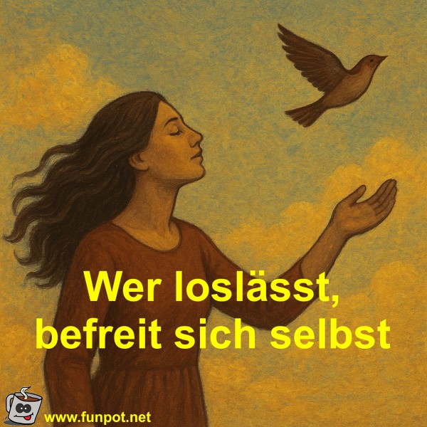 Wer loslässt, befreit sich selbst Wer loslässt, befreit sich selbst