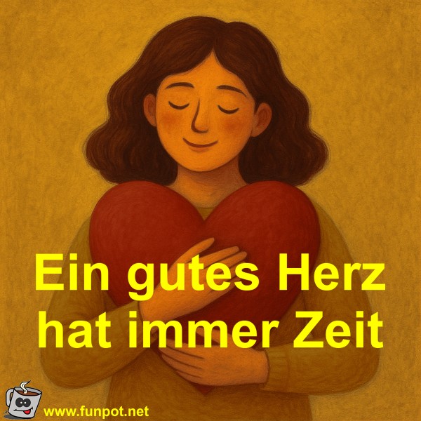 Ein gutes Herz hat immer Zeit Ein gutes Herz hat immer Zeit