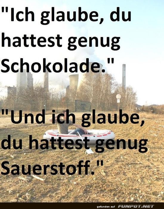 Kleine Streitigkeiten am Schokoladenfeld