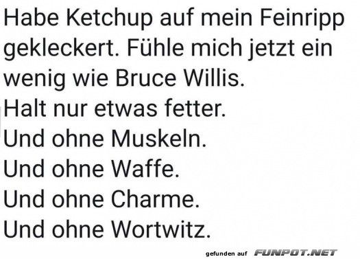 Ketchup-Actionheld verliert den Kampf!