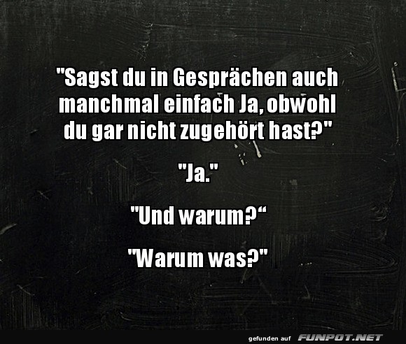 Konversation auf Autopilot aktiviert!